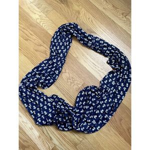Sperry Top-sider Navy Blue & Anchor Infinity Scarf - Nautical Chic!